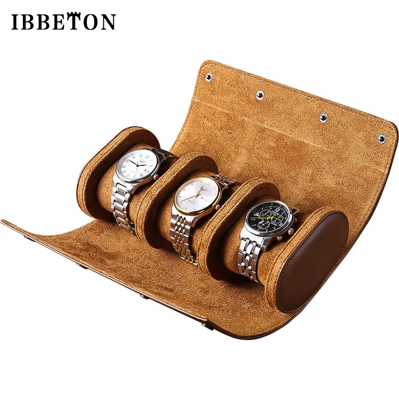 Rollo de reloj de viaje y almacenamiento IBBETON 
