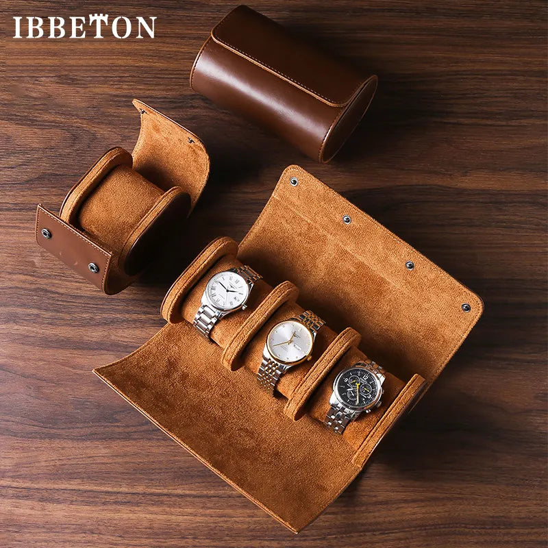 Rollo de reloj de viaje y almacenamiento IBBETON 