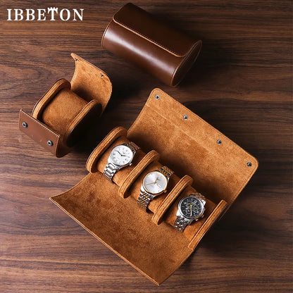 Rollo de reloj de viaje y almacenamiento IBBETON 