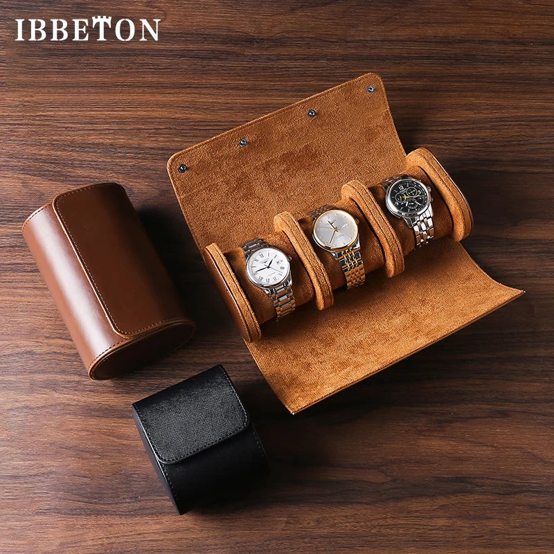 Rollo de reloj de viaje y almacenamiento IBBETON 