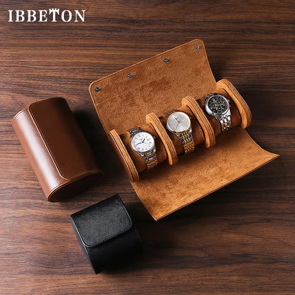 Rollo de reloj de viaje y almacenamiento IBBETON 